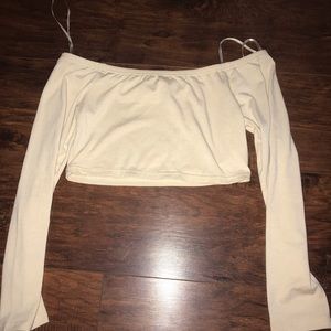 Long sleeve crop top